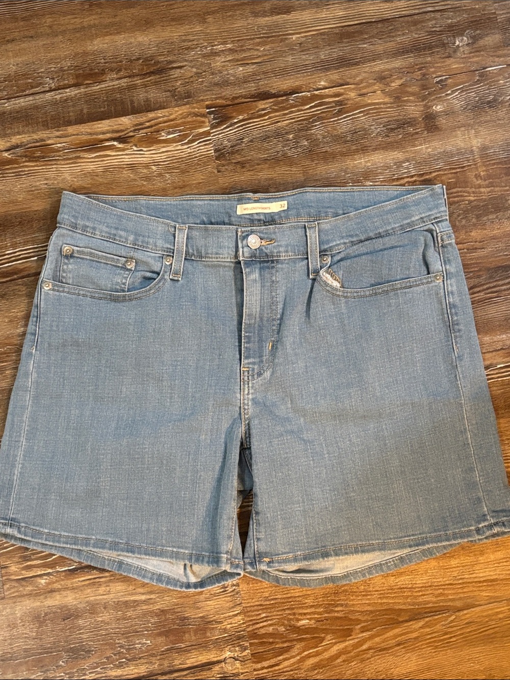 Light Blue Denim Women’s Shorts